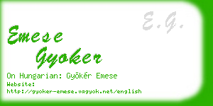emese gyoker business card